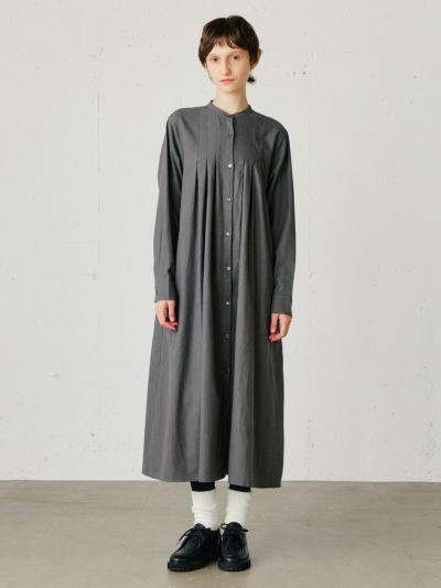 MidiUmi フロントタックプリーツワンピース｜ MARcourt ONLINE STORE