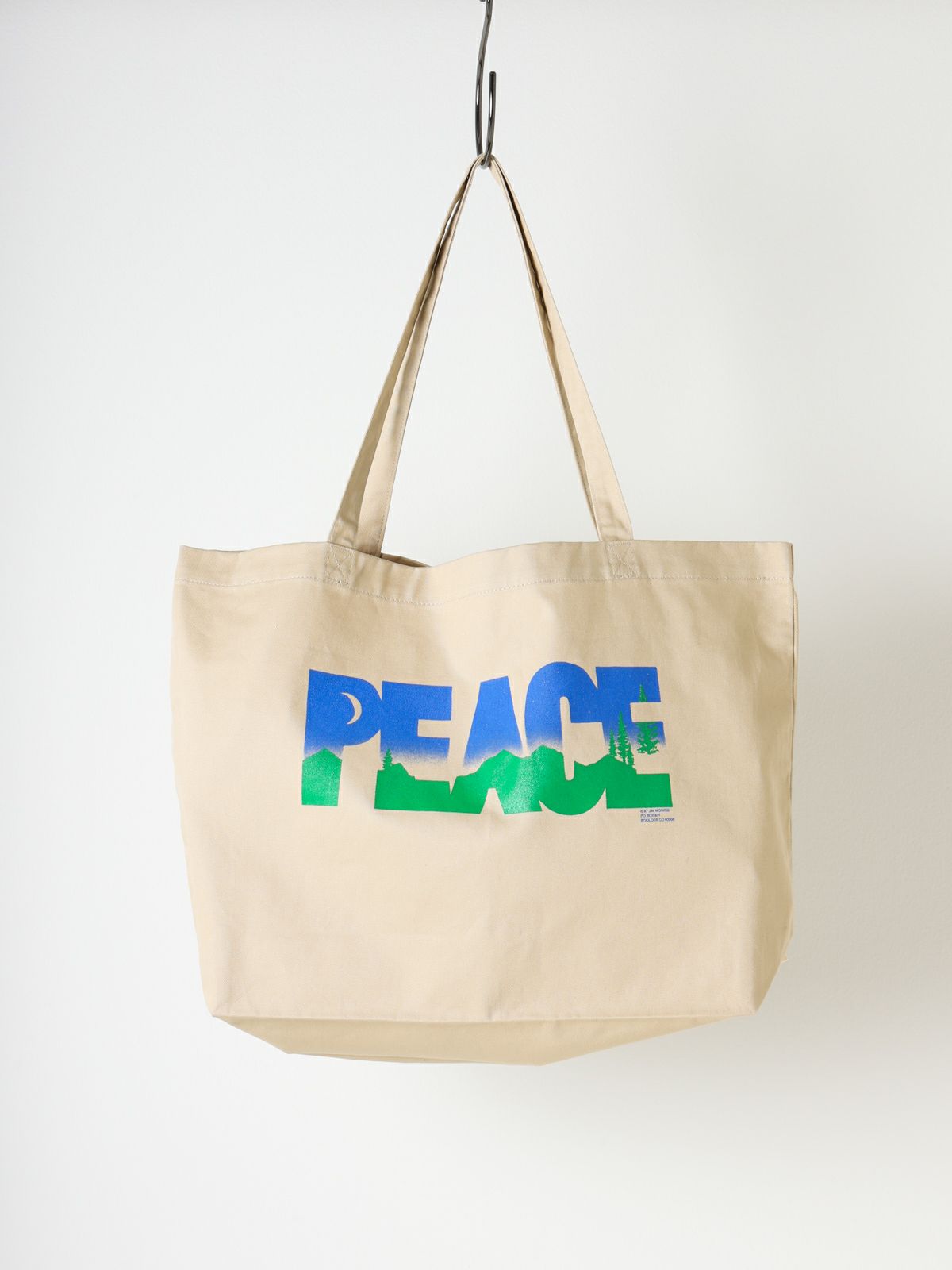 JIM MORRIS PEACE TOTE BAG