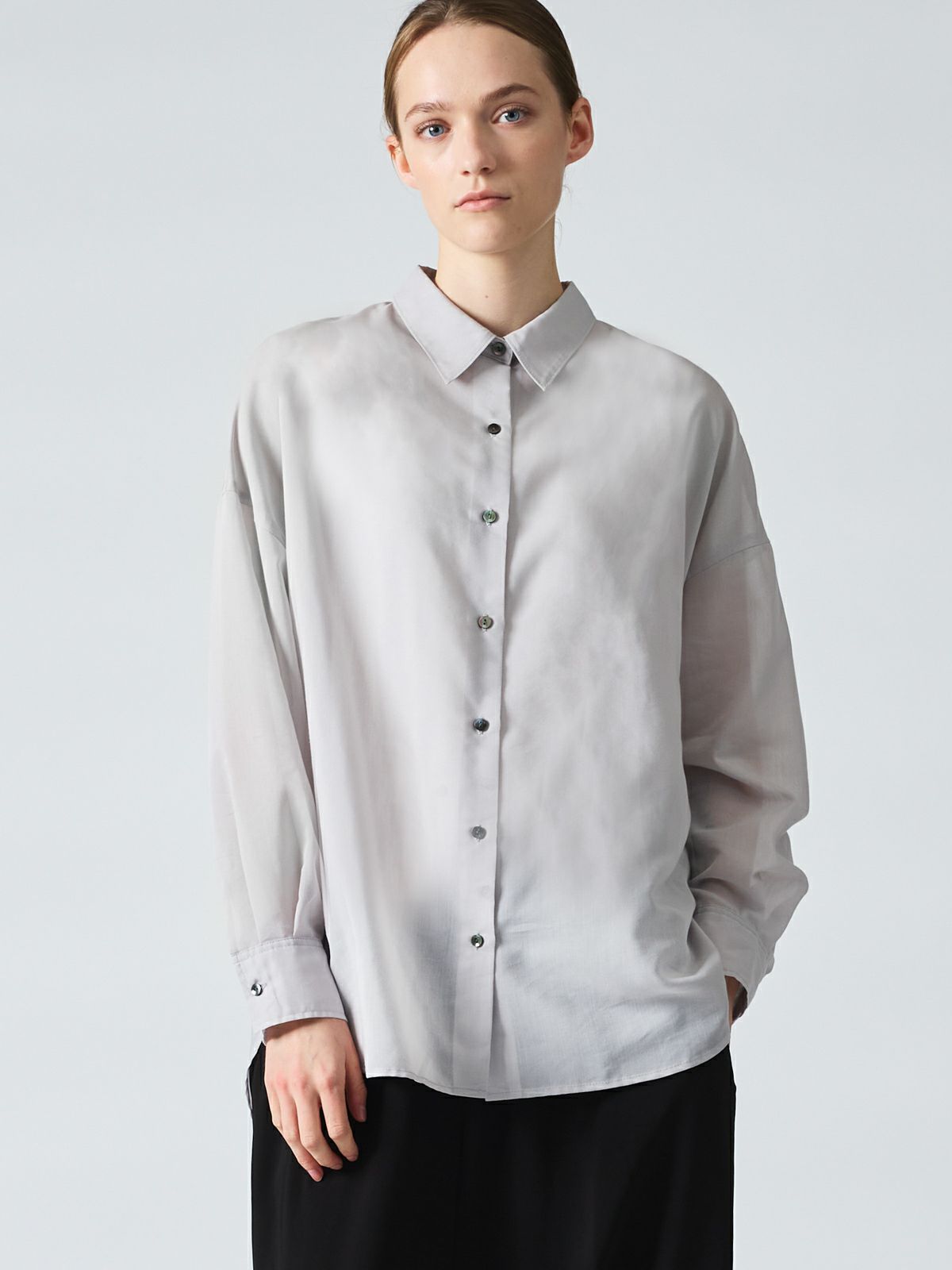 mizuiro ind シアーワイドシャツ｜ MARcourt ONLINE STORE 