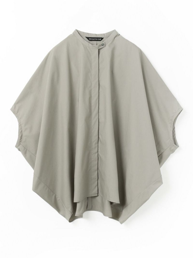 band collar cocoon shirt