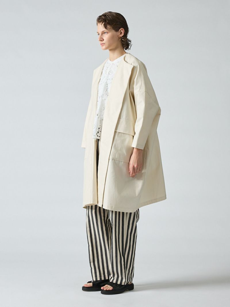 mizuiro ind クルーネックワイドコート｜ MARcourt ONLINE STORE