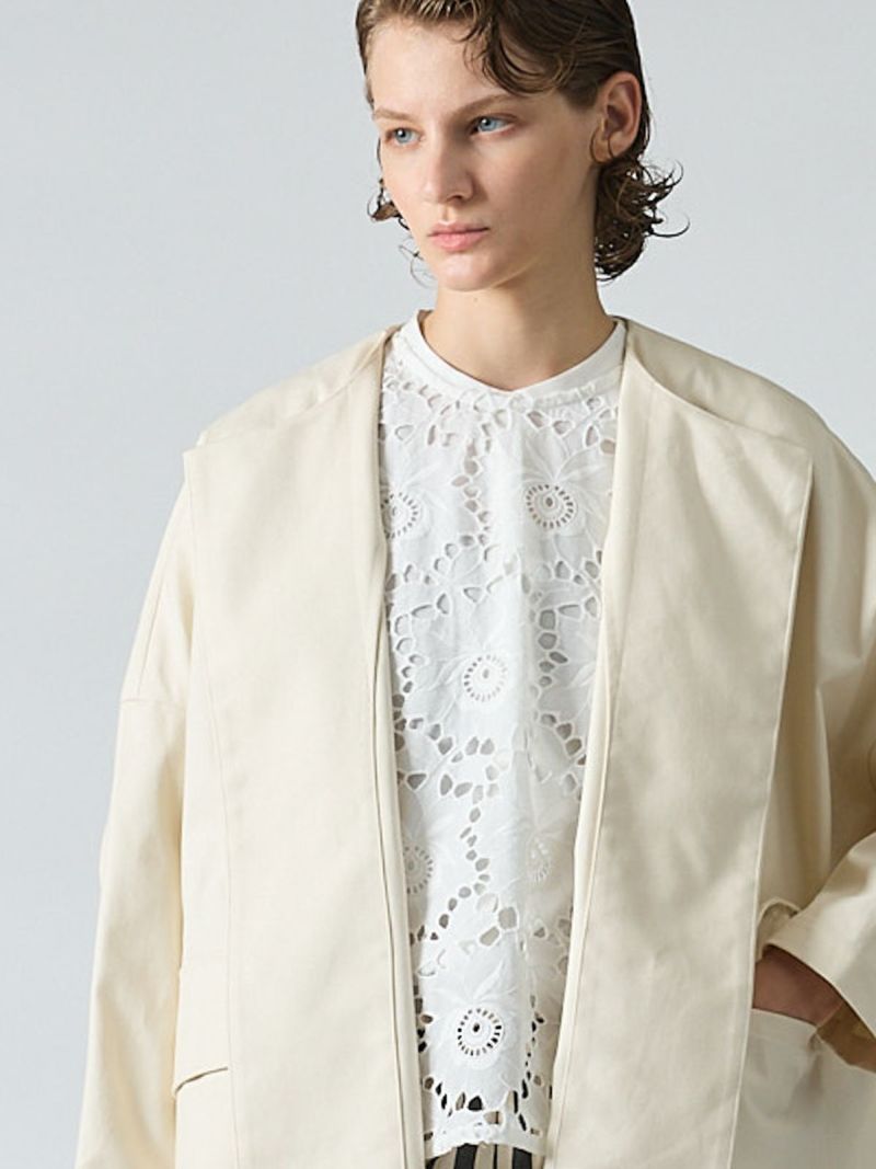 mizuiro ind クルーネックワイドコート｜ MARcourt ONLINE STORE 