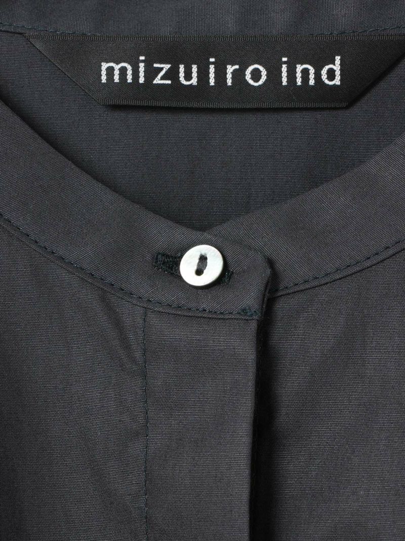 mizuiro ind スタンドカラーAラインシャツ｜ MARcourt ONLINE STORE 