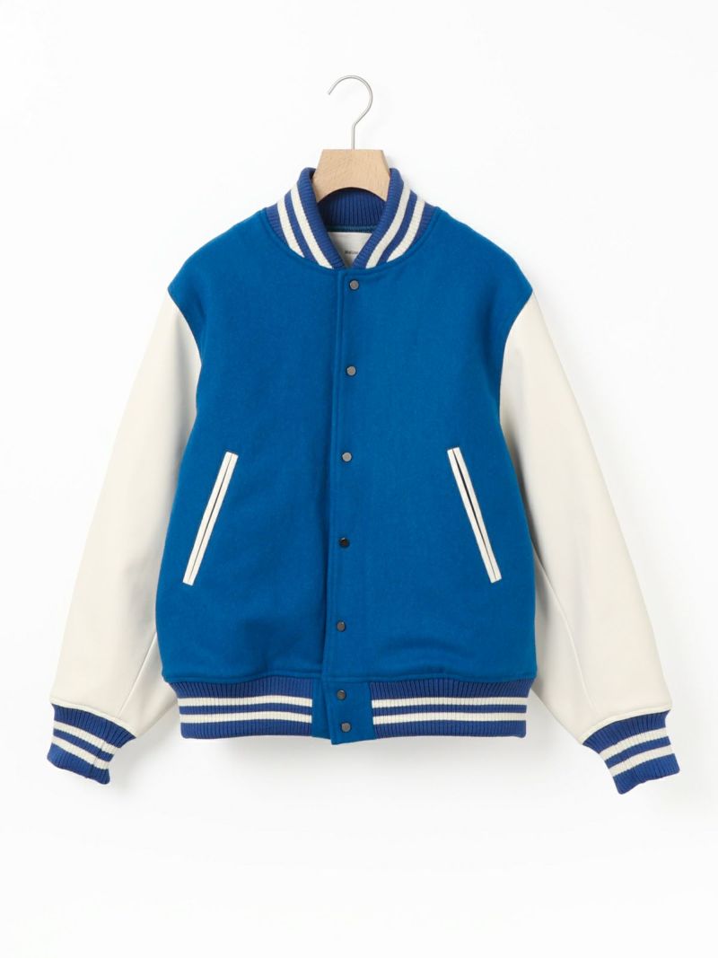 ＆ Schott Mサイズ アウター ネイビー/ホワイト MidiUmi スタジアムジャンパー｜ MARcourt ONLINE STORE - マーコート