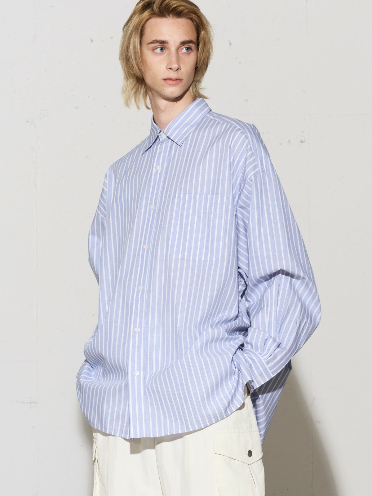 relax stripe shirt