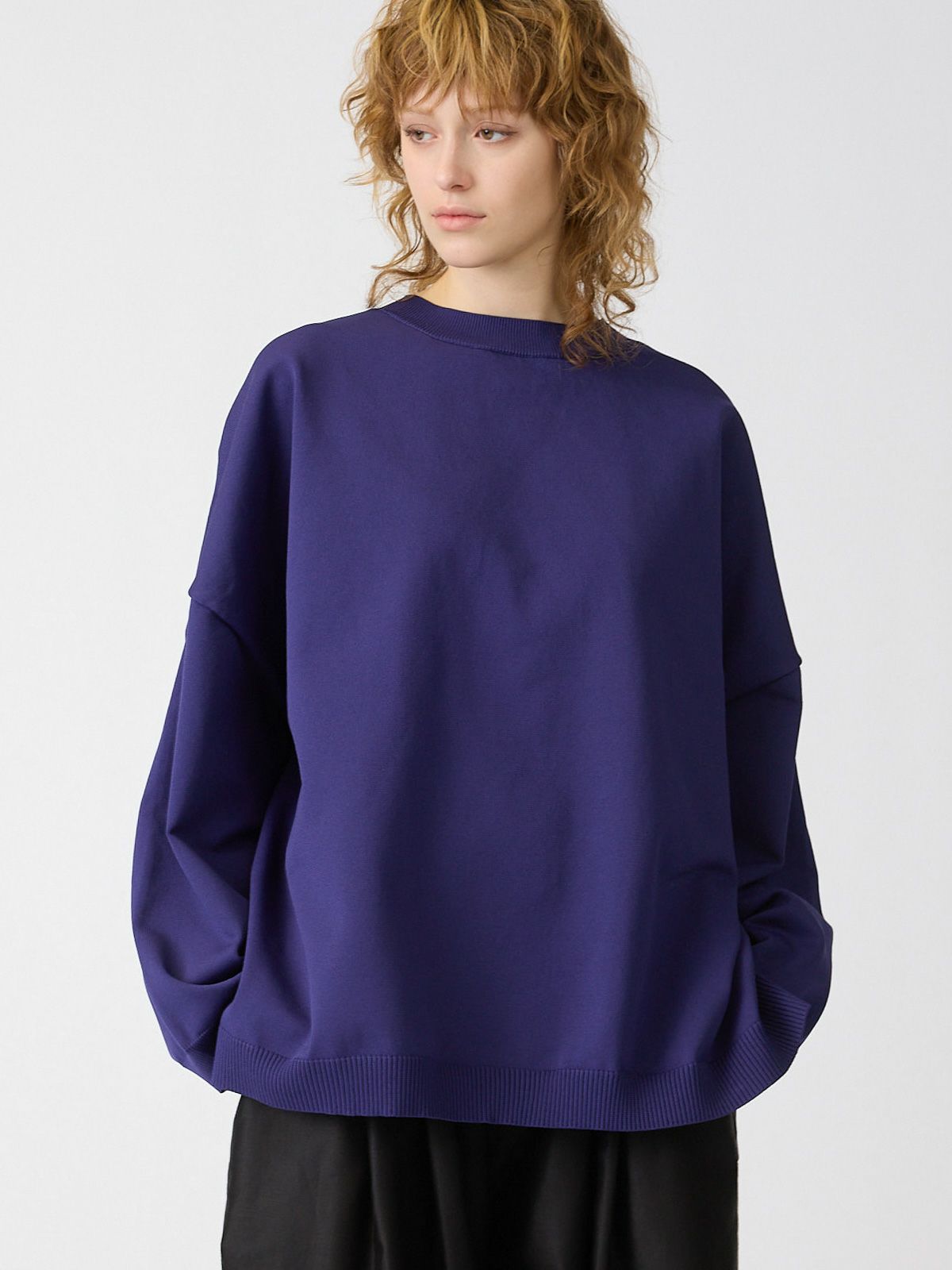 mizuiro ind クルーネックワイドニットプルオーバー｜ MARcourt ONLINE  