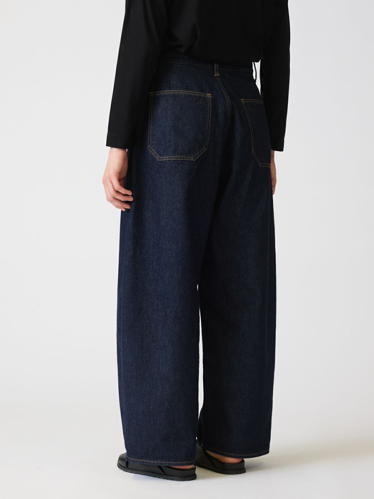 mizuiro ind ハイウエストワイドデニム｜ MARcourt ONLINE STORE 