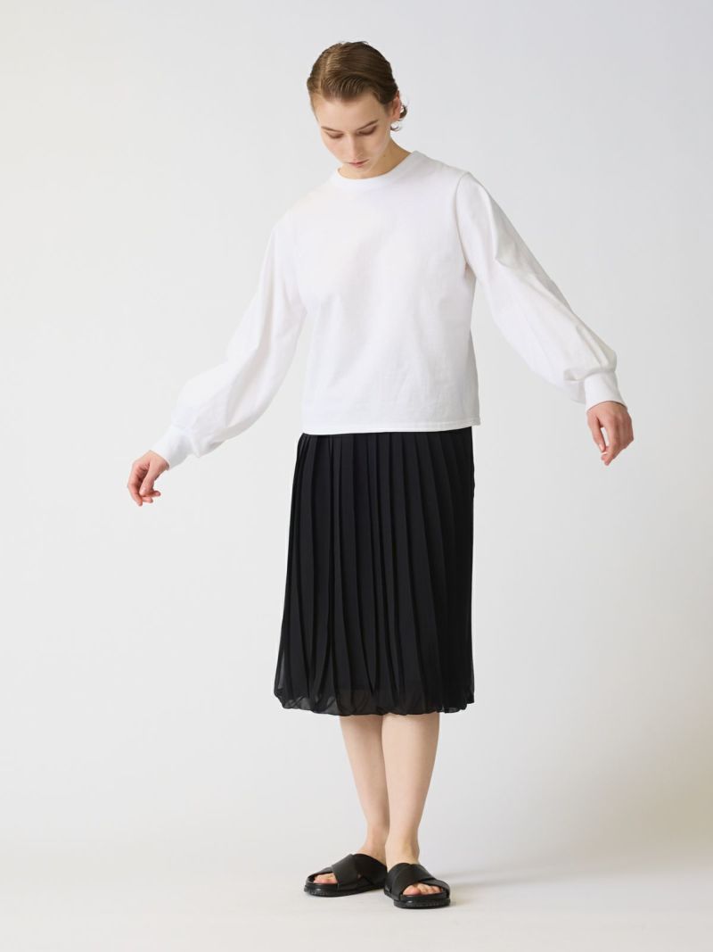 mizuiro ind パフスリーブロングT｜ MARcourt ONLINE STORE