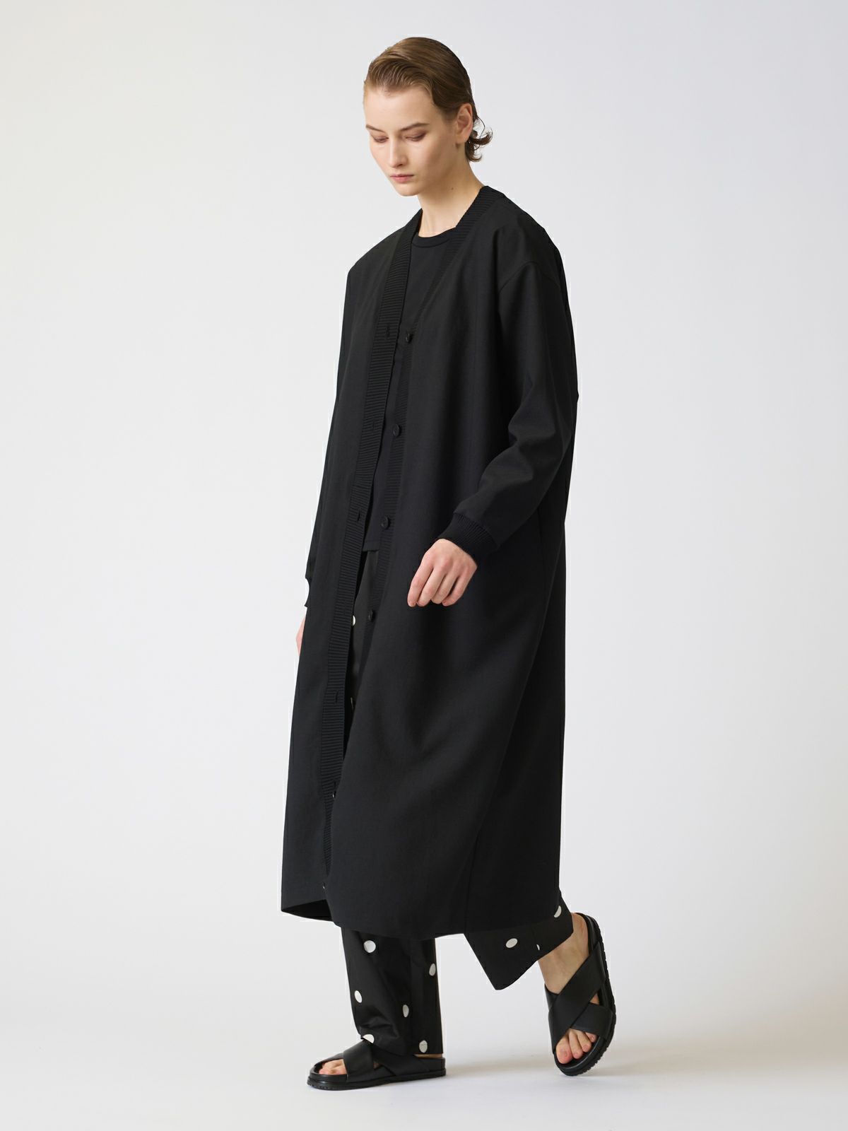 mizuiro ind Vネックワイドロングカーディガン｜ MARcourt ONLINE 