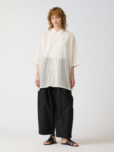 mizuiro ind モールスキンワイドカーゴパンツ