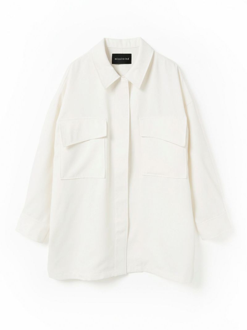 mizuiro ind ワークワイドシャツジャケット｜ MARcourt ONLINE