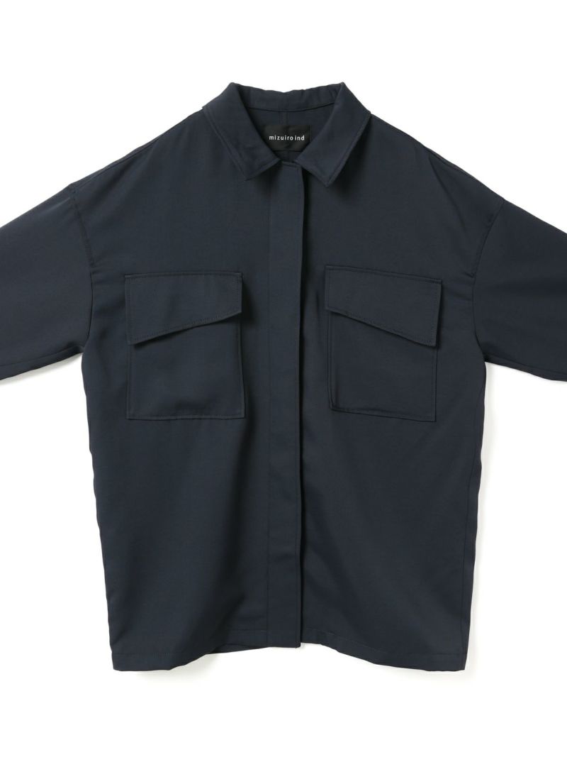 mizuiro ind ワークワイドシャツジャケット｜ MARcourt ONLINE