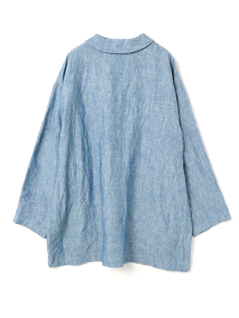 mizuiro ind リネンワイドワークシャツ｜ MARcourt ONLINE STORE