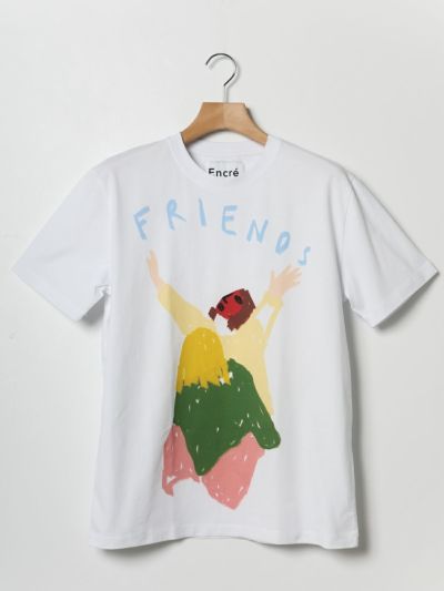 Encre. T-SHIRT FRIENDS ENTS02FRIE