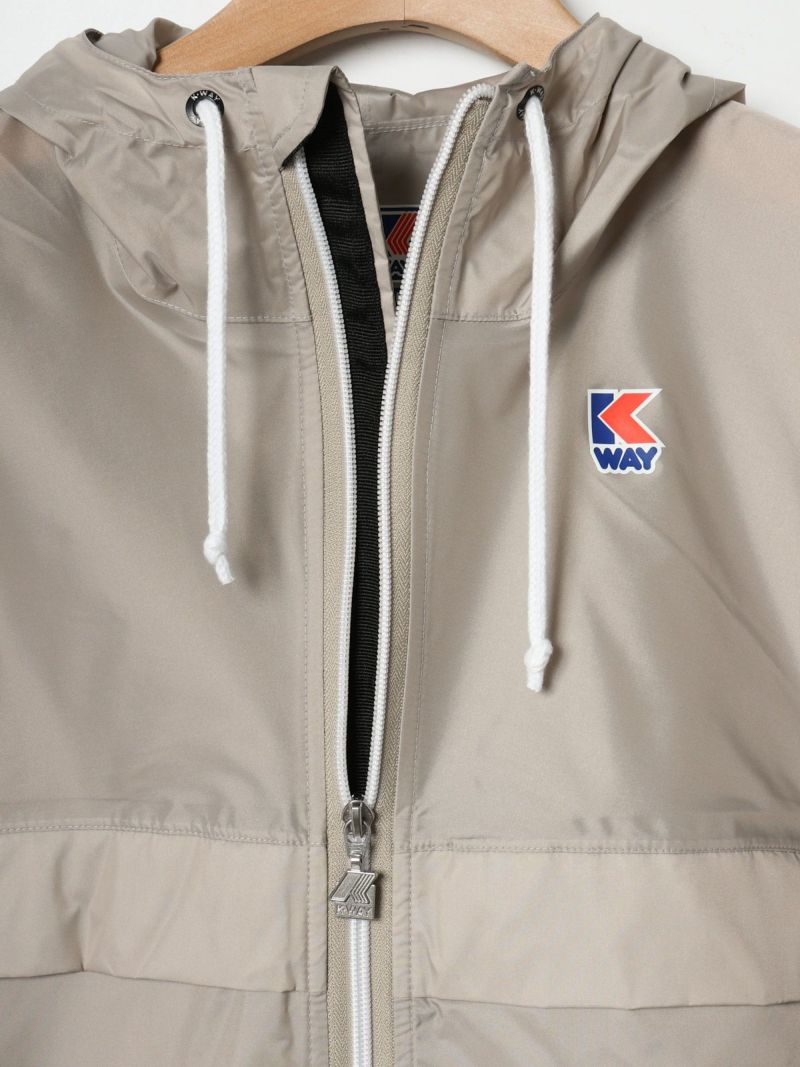 K-WAY REMAKE 1975 CLAUDE ホワイトL新品 K-WAY Le Vrai Remake 1975 Claude ナイロンジャケット
