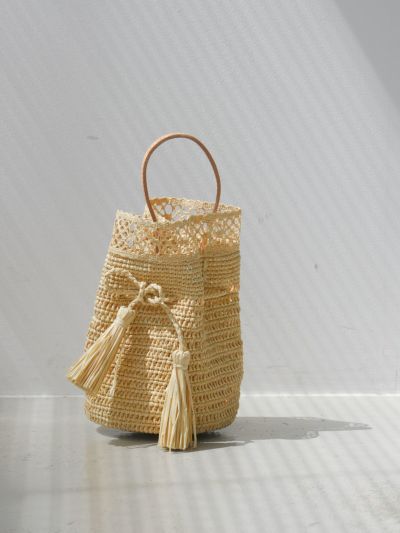 【9/16(火)12:00販売終了】TANORA 53243100417 mini bombo リストバッグ