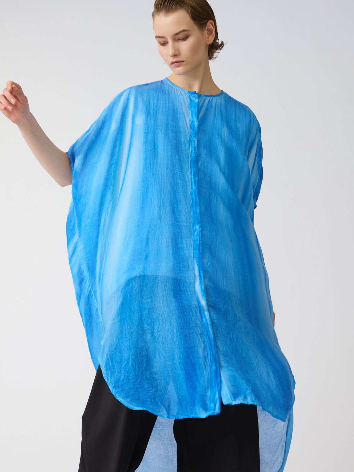 mizuiro ind ピグメントダイバックギャザーワンピース｜ MARcourt 