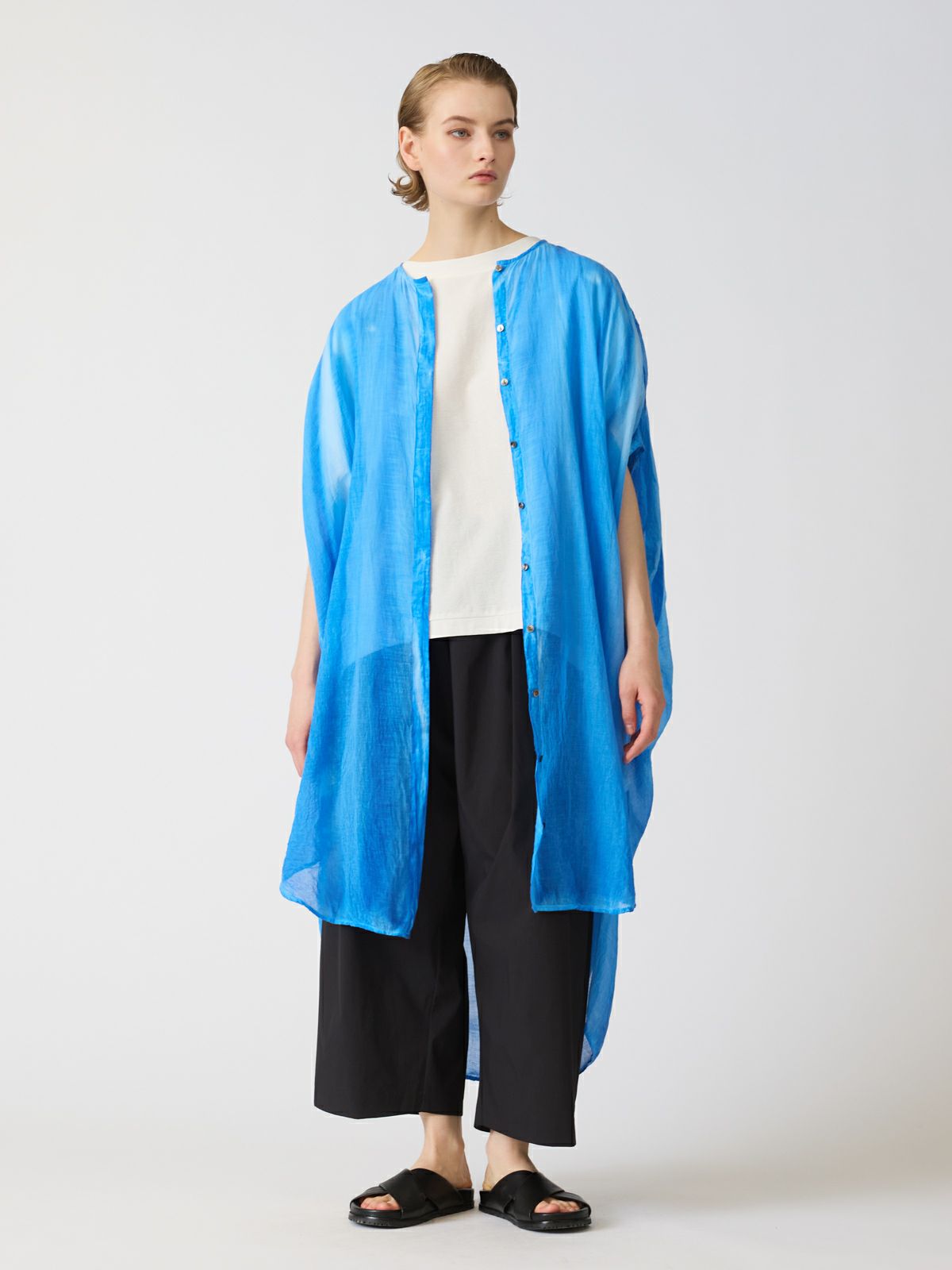 mizuiro ind ピグメントダイバックギャザーワンピース｜ MARcourt 