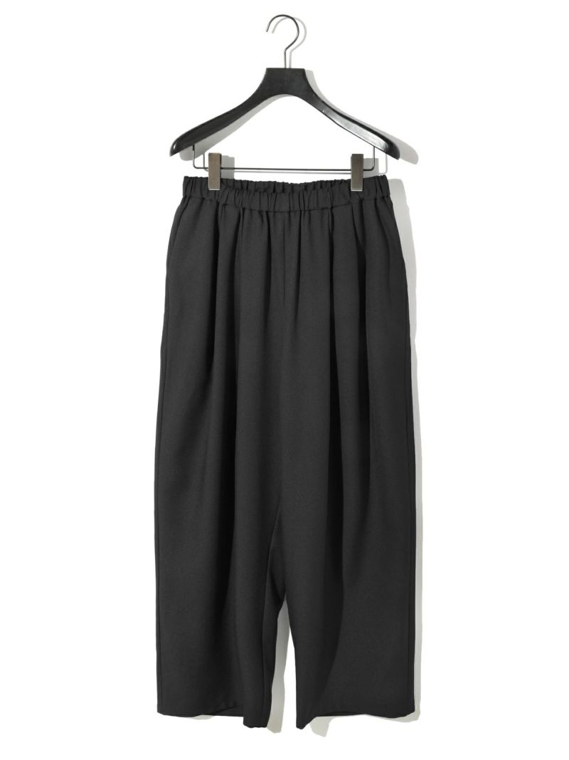 MIDIUMISOLID for Ladies タックワイドイージーパンツ
