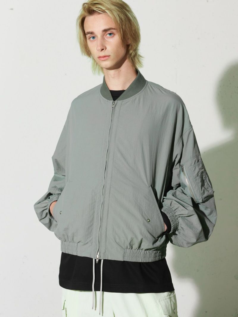 MIDIUMISOLID Men's ナイロンショートボンバージャケット｜ MARcourt ONLINE STORE - マーコートオンラインストア