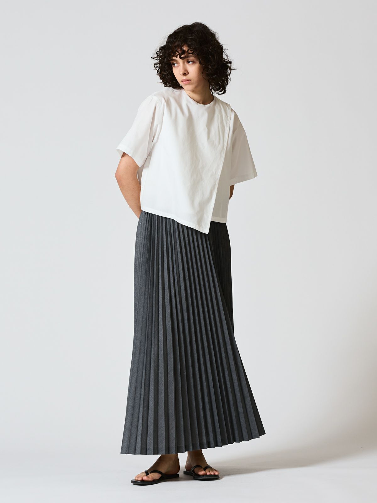mizuiro ind プリーツロングスカート｜ MARcourt ONLINE STORE 