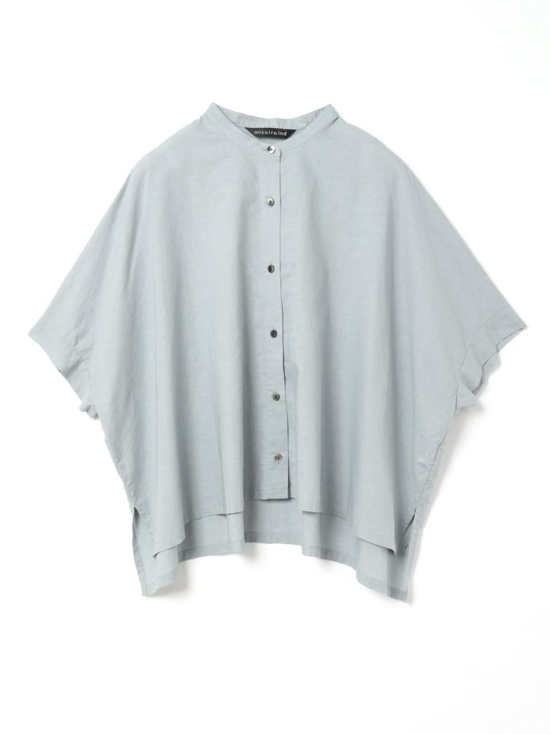 mizuiro ind スタンドカラーワイドシャツ｜ MARcourt ONLINE