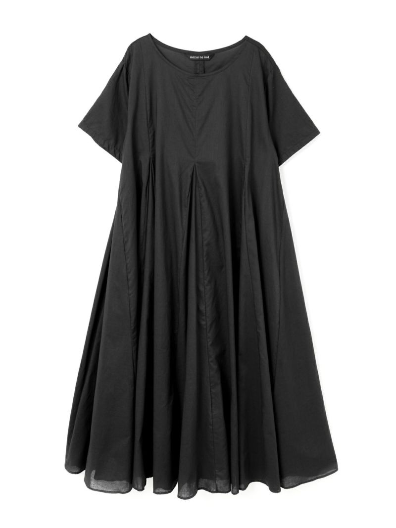S MaxMara　フレアワンピース　ロング　ウエストベルト　ネイビー　洗える S MaxMara フレアワンピース ロング ウエストベルト ネイビー