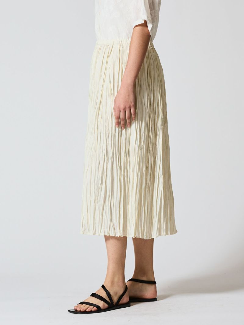 mizuiro ind ワッシャープリーツスカート｜ MARcourt ONLINE
