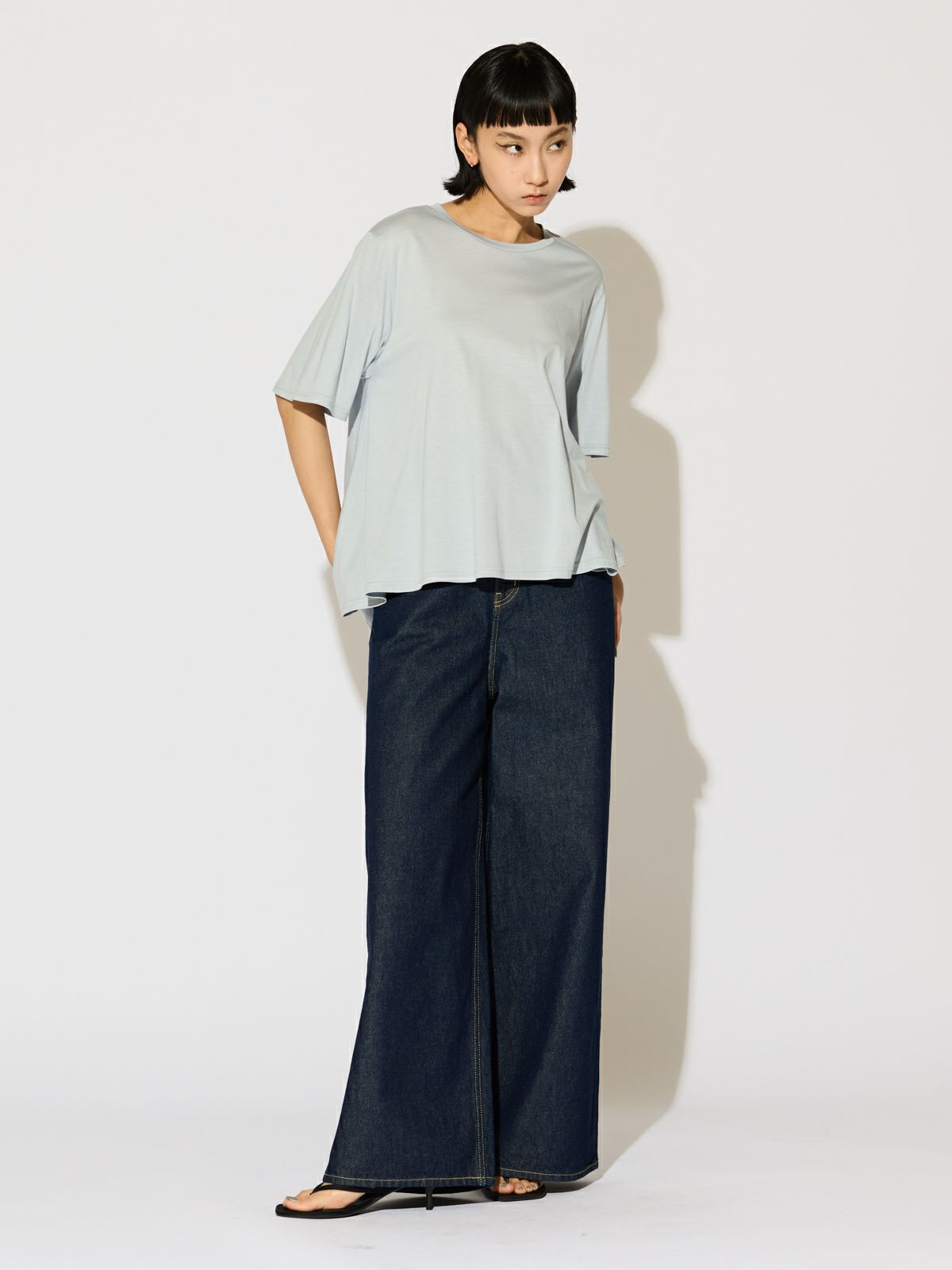 MIDIUMISOLID for Ladies C/ネックAラインプルオーバー｜ MARcourt  