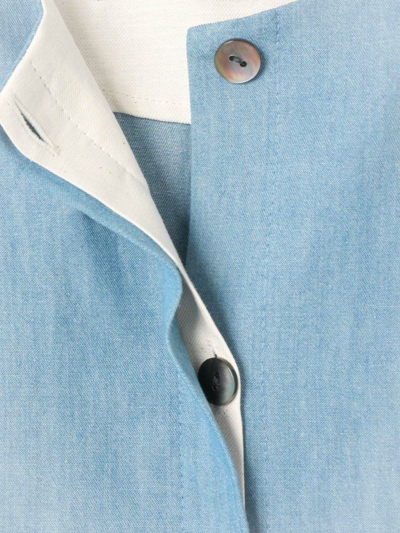 新品 タグ付き mizuiro ind クルーネックオールインワン　ライトブルー mizuiro ind クルーネックオールインワン｜ MARcourt ONLINE