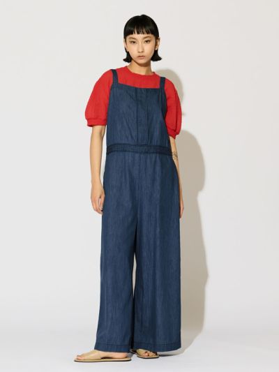 MIDIUMISOLID for Ladies デニムオールインワン