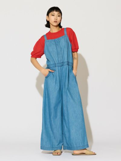 MIDIUMISOLID for Ladies デニムオールインワン