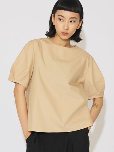 MIDIUMISOLID for Ladies ボリュームスリーブブラウス