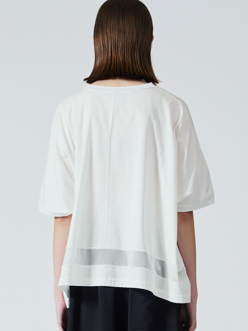 mizuiro ind メッシュミックスワイドプルオーバー｜ MARcourt