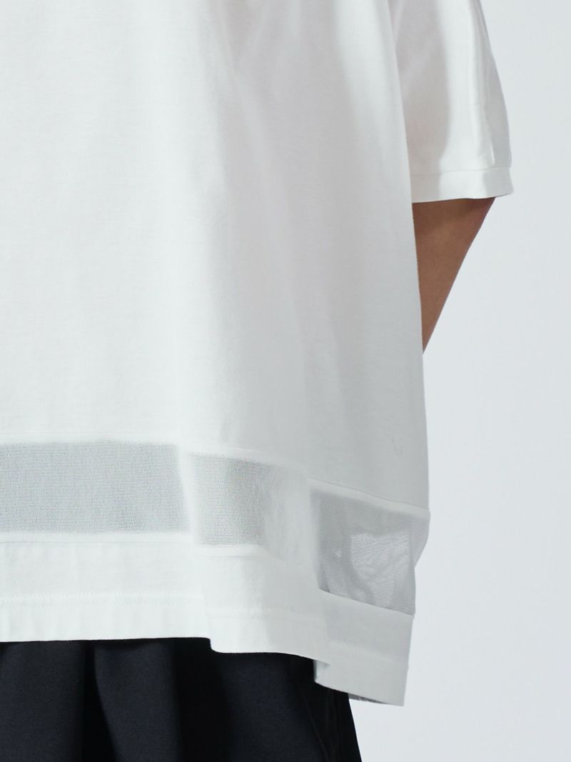 mizuiro ind メッシュミックスワイドプルオーバー｜ MARcourt