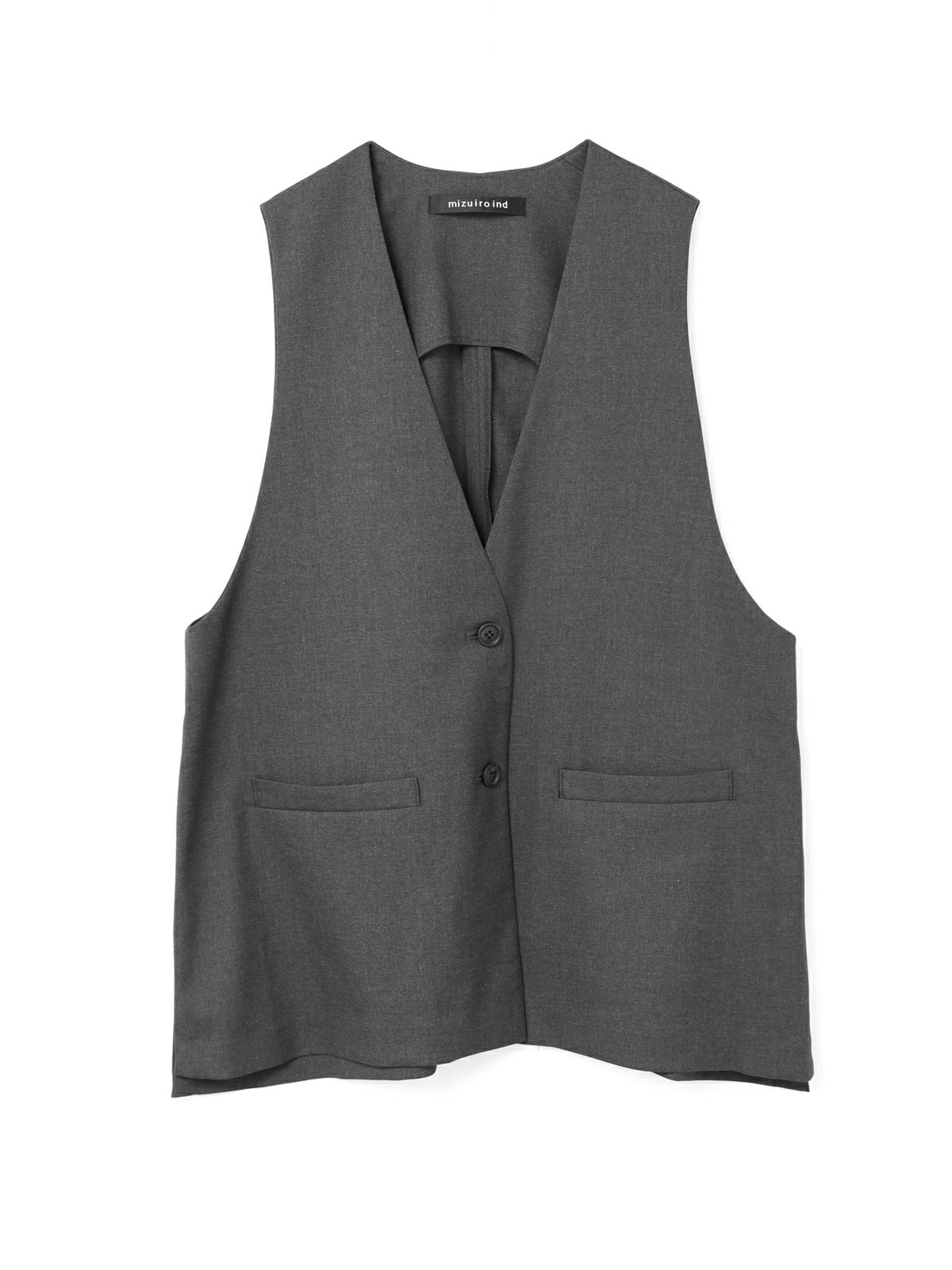 mizuiro ind ディープVネックワイドベスト｜ MARcourt ONLINE STORE  