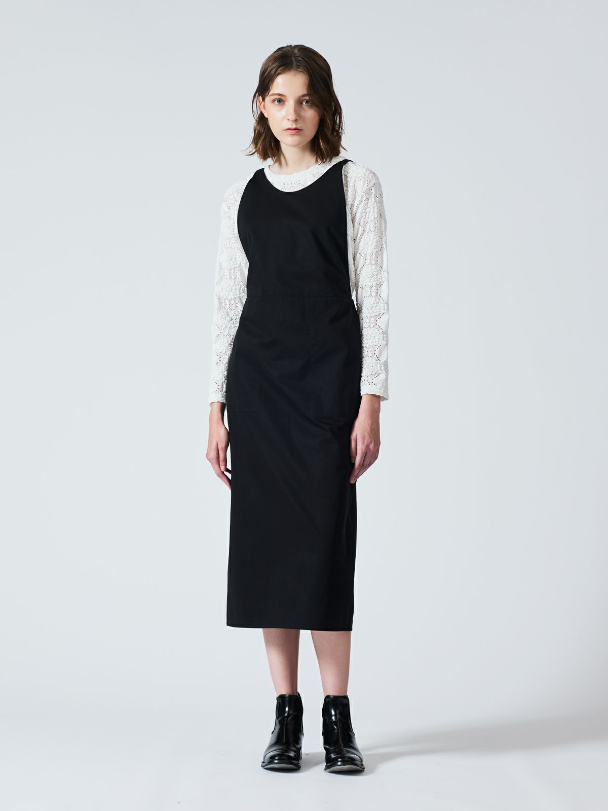 mizuiro ind スタンドカラーフレアワンピース｜ MARcourt ONLINE  