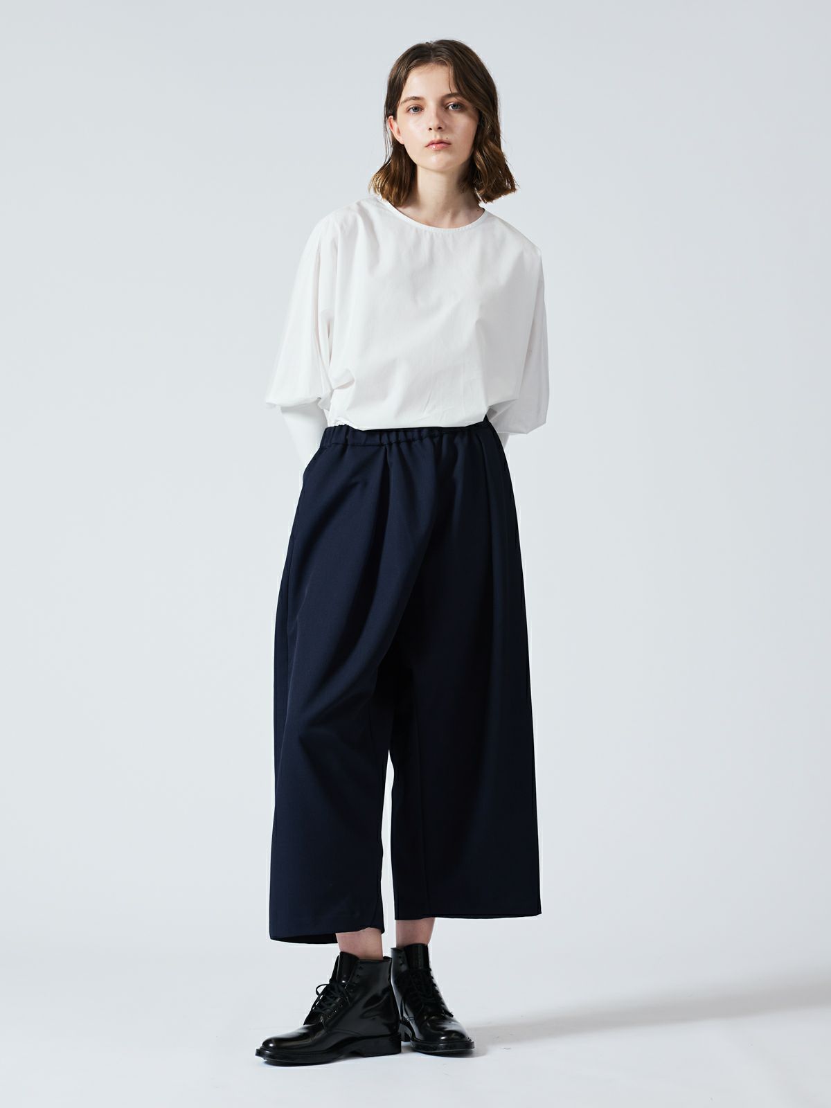 mizuiro ind ハイウエストタックパンツ｜ MARcourt ONLINE STORE  