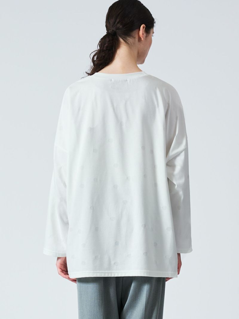 mizuiro ind オパール加工プリントワイドチュニック｜ MARcourt