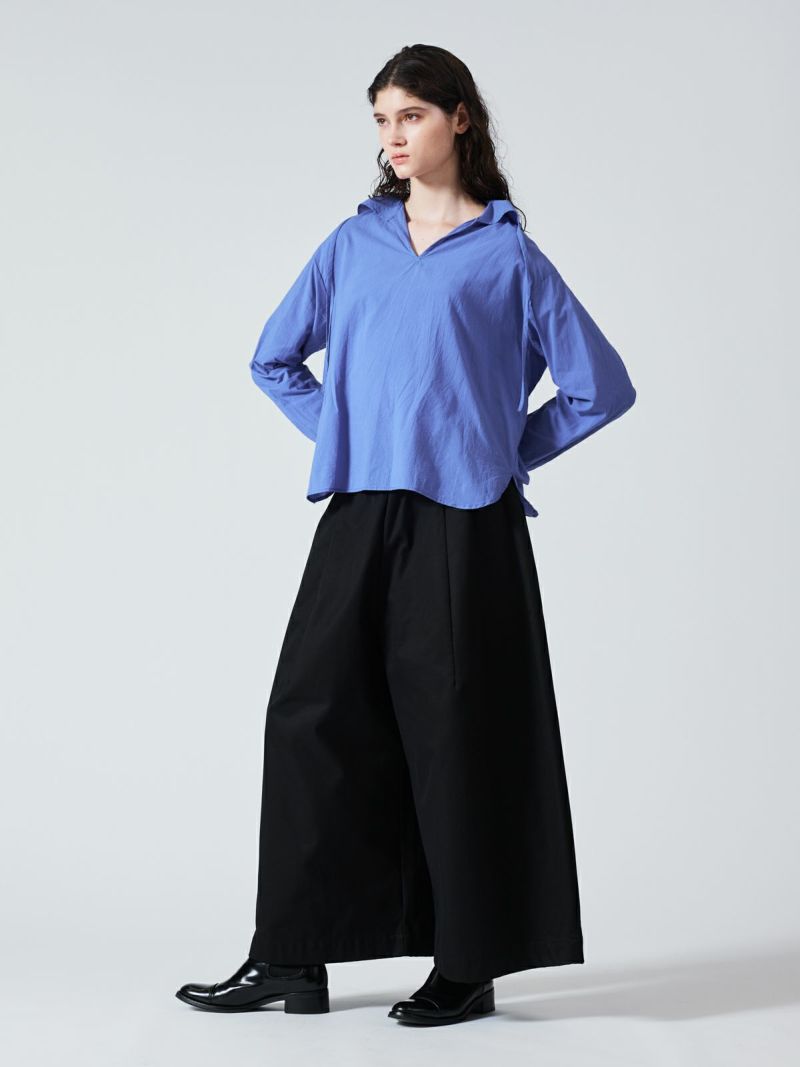 mizuiro ind スキッパープルオーバーシャツ｜ MARcourt ONLINE