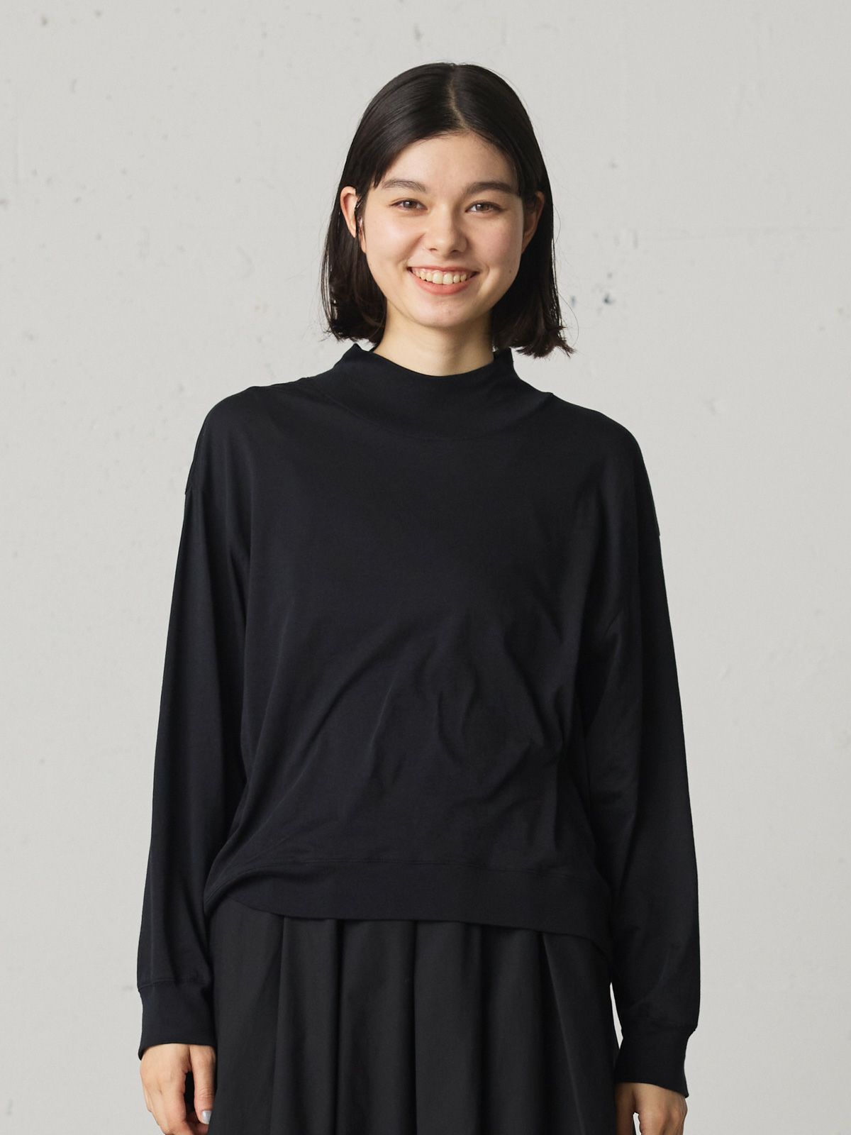 high neck rib T