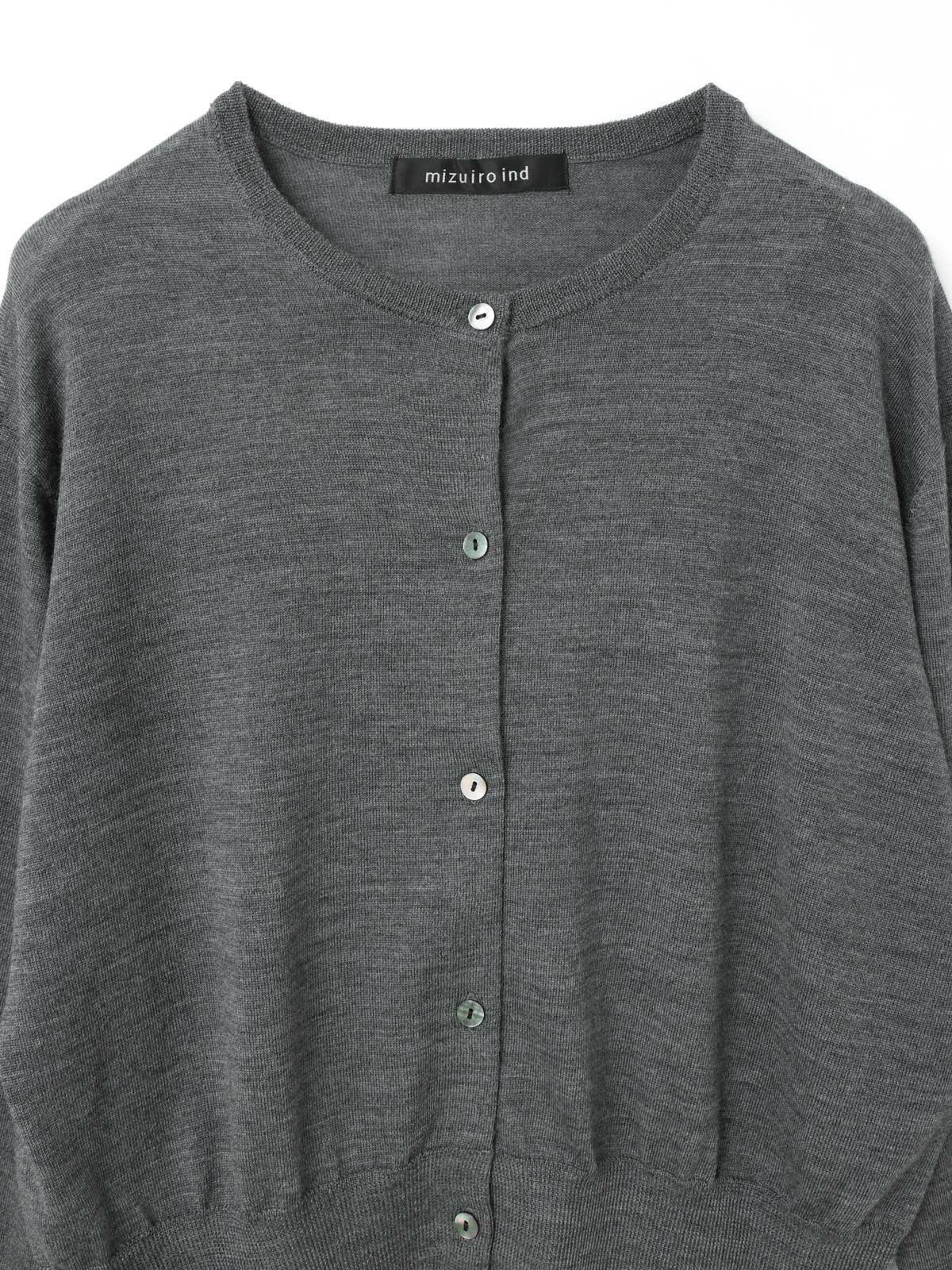 3/10(月)12:00販売終了】mizuiro ind ハイゲージクルーネック  