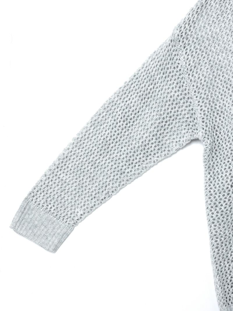 3/10(月)12:00販売終了】mizuiro ind メッシュVネック