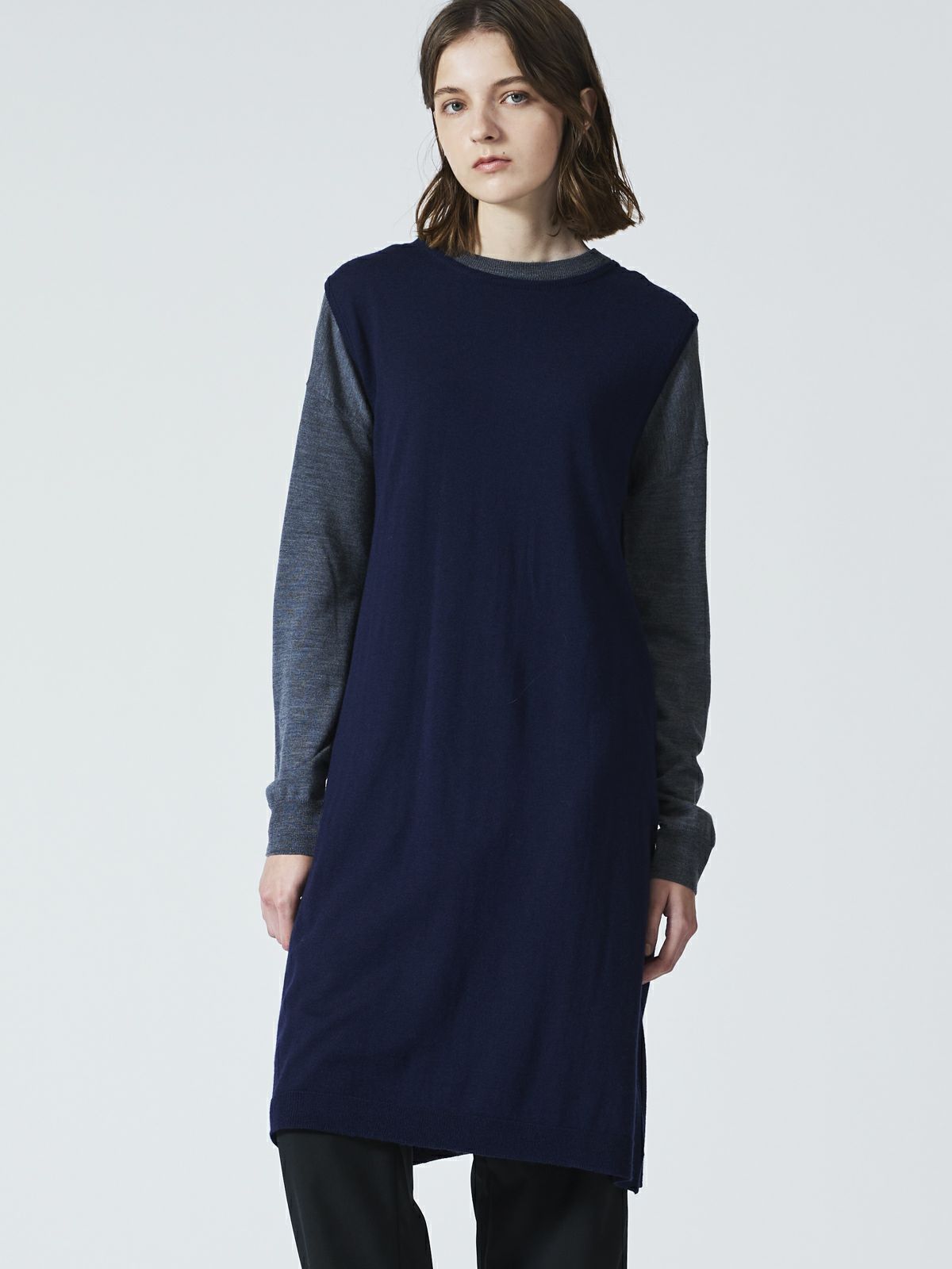 フォクシーブティック チュニック サイドジップチュニック 長袖  