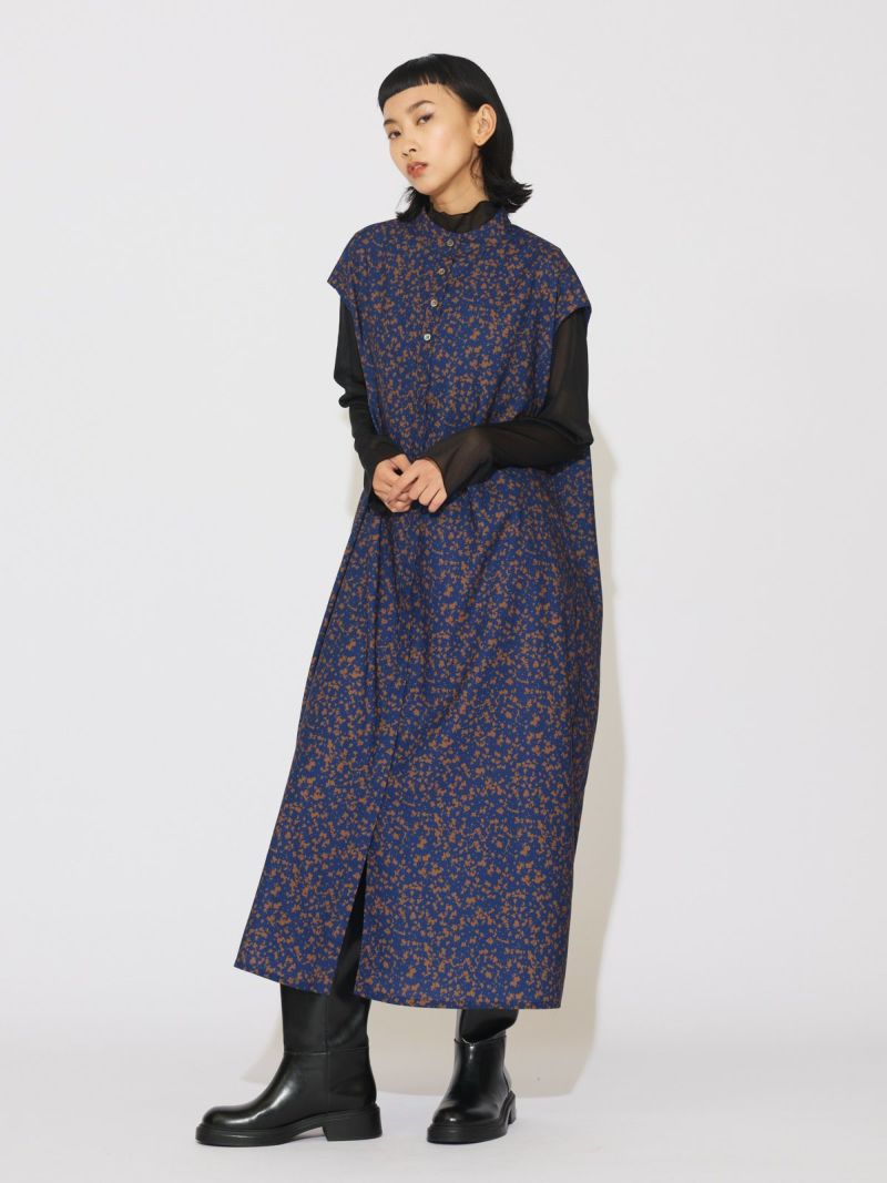 MIDIUMISOLID ノースリーブ 新品未使用 MIDIUMISOLID for Ladies Vネックノースリーブプルオーバー