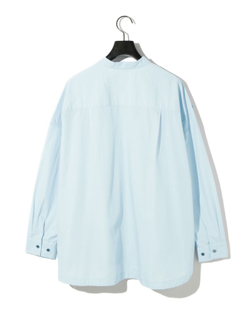 最も完璧な for MIDIUMISOLID Ladies MARcourt ビッグヨークワイドシャツ｜ トップス