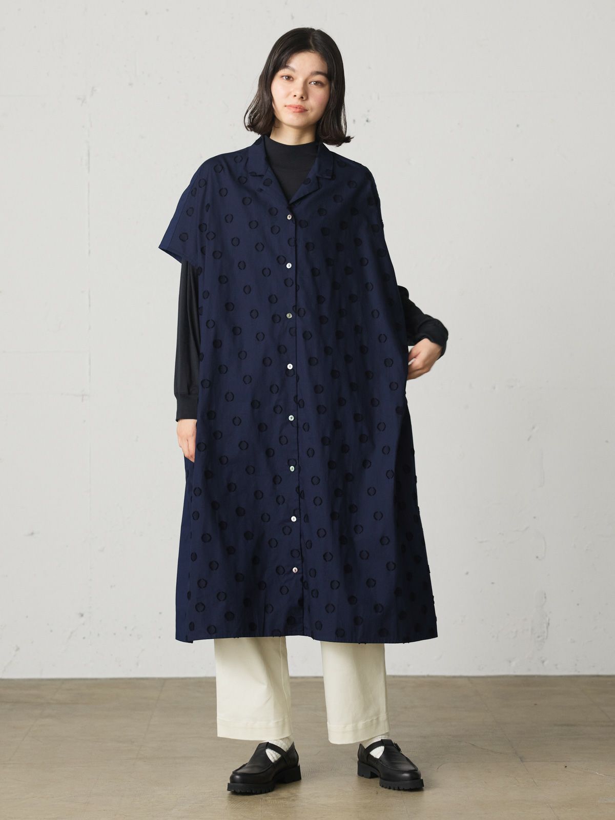 MidiUmi ドットシャツワンピース｜ MARcourt ONLINE STORE 