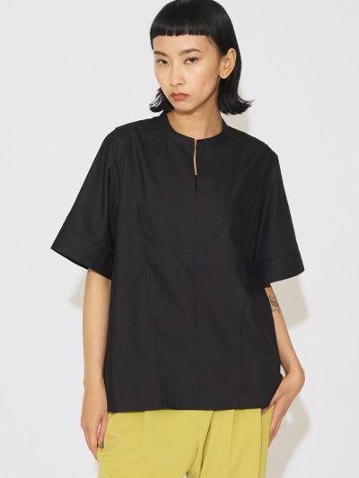 MIDIUMISOLID for Ladies 2WAYネックブラウス