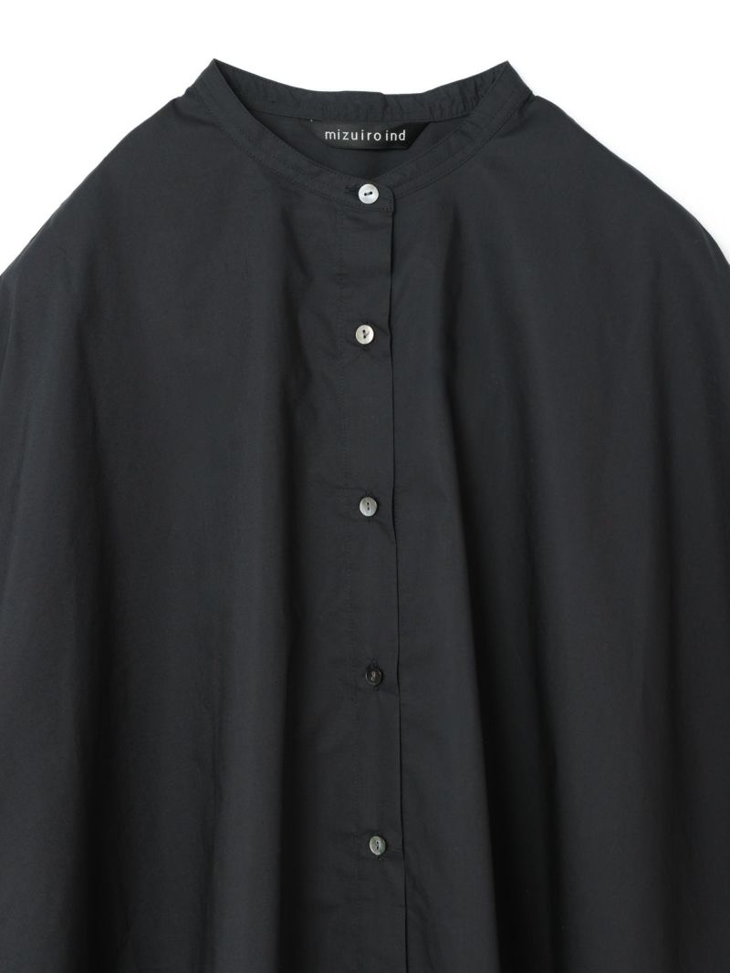 mizuiro ind スタンドカラーワイドシャツ｜ MARcourt ONLINE