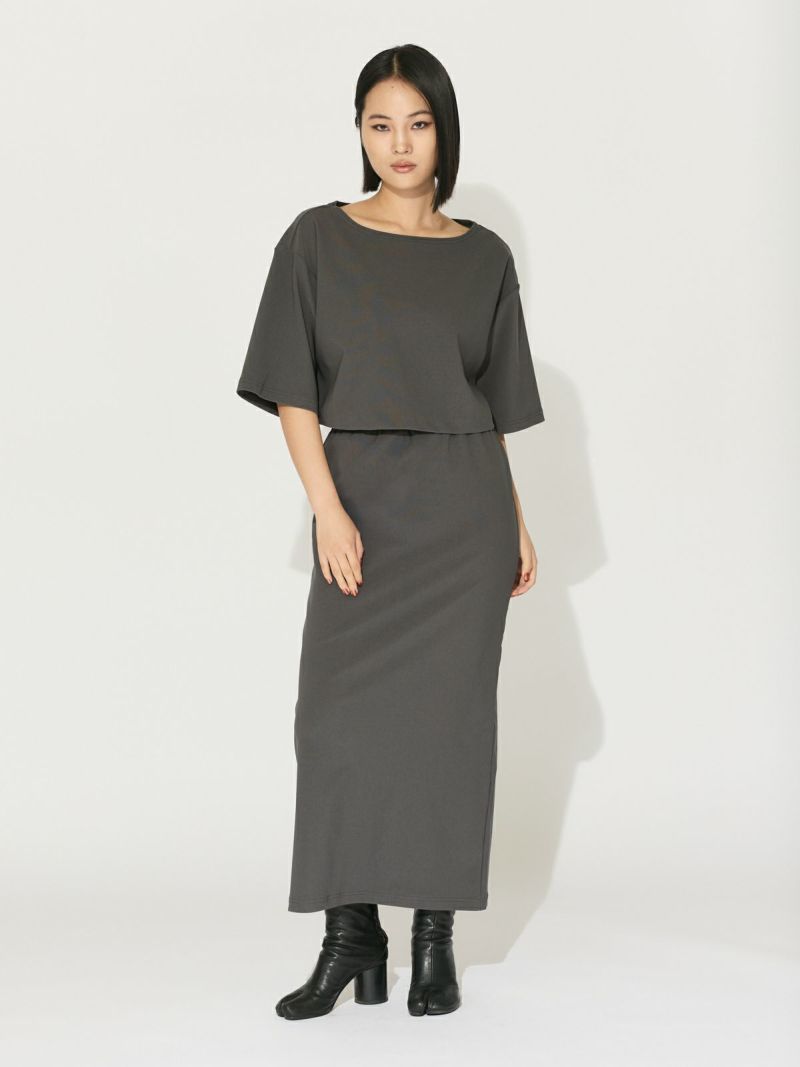 tシャツ MIDIUMISOLID for Ladies スウェットショートプルオーバー レディース MIDIUMISOLID for Ladies スウェットショートプルオーバー